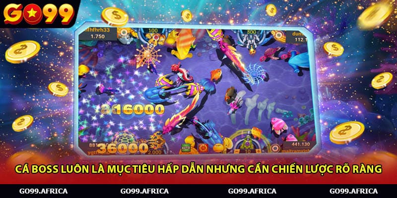 Cá boss luôn là mục tiêu hấp dẫn nhưng cần chiến lược rõ ràng.